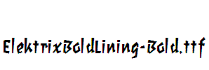 ElektrixBoldLining-Bold