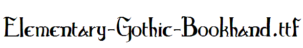 Elementary-Gothic-Bookhand