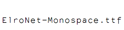 ElroNet-Monospace