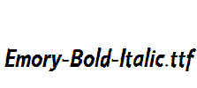 Emory-Bold-Italic