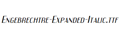 Engebrechtre-Expanded-Italic