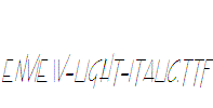 Enview-Light-Italic