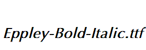 Eppley-Bold-Italic