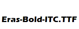 Eras-Bold-ITC