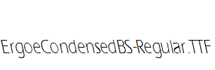 ErgoeCondensedBS-Regular