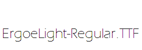 ErgoeLight-Regular