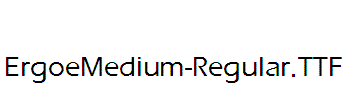 ErgoeMedium-Regular