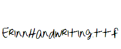 ErinnHandwriting