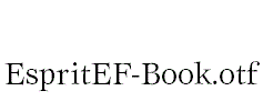 EspritEF-Book