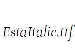 EstaItalic