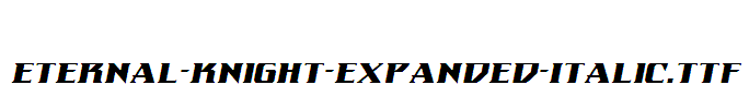 Eternal-Knight-Expanded-Italic