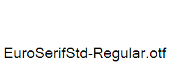 EuroSerifStd-Regular