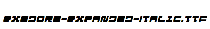 Exedore-Expanded-Italic