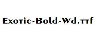 Exotic-Bold-Wd