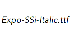 Expo-SSi-Italic