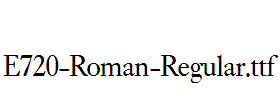 E720-Roman-Regular