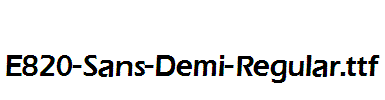 E820-Sans-Demi-Regular