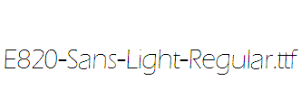 E820-Sans-Light-Regular