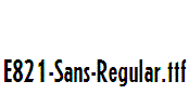 E821-Sans-Regular