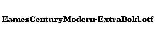 EamesCenturyModern-ExtraBold