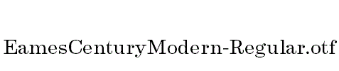 EamesCenturyModern-Regular