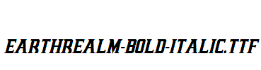 Earthrealm-Bold-Italic