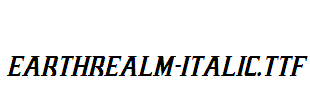 Earthrealm-Italic