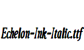 Echelon-Ink-Italic