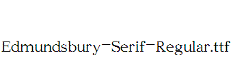 Edmundsbury-Serif-Regular