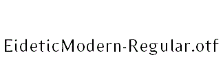 EideticModern-Regular