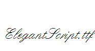 ElegantScript