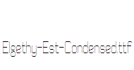 Elgethy-Est-Condensed