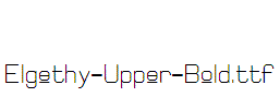 Elgethy-Upper-Bold