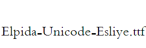 Elpida-Unicode-Esliye