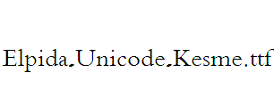 Elpida-Unicode-Kesme