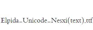 Elpida-Unicode-Nesxi(text)