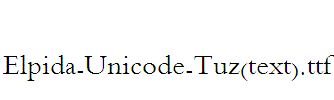 Elpida-Unicode-Tuz(text)