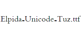 Elpida-Unicode-Tuz