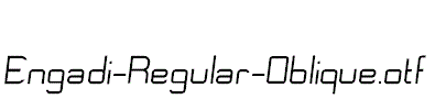 Engadi-Regular-Oblique