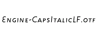 Engine-CapsItalicLF