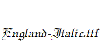 England-Italic