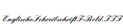 EnglischeSchreibschriftT-Bold