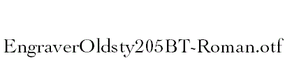 EngraverOldsty205BT-Roman