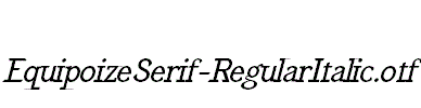 EquipoizeSerif-RegularItalic