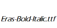 Eras-Bold-Italic