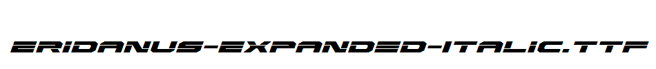 Eridanus-Expanded-Italic