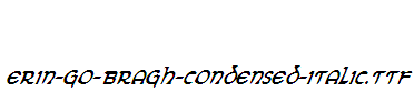 Erin-Go-Bragh-Condensed-Italic