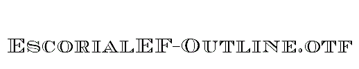 EscorialEF-Outline