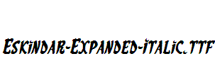 Eskindar-Expanded-Italic