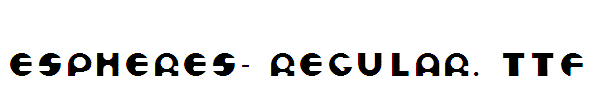 Espheres-Regular